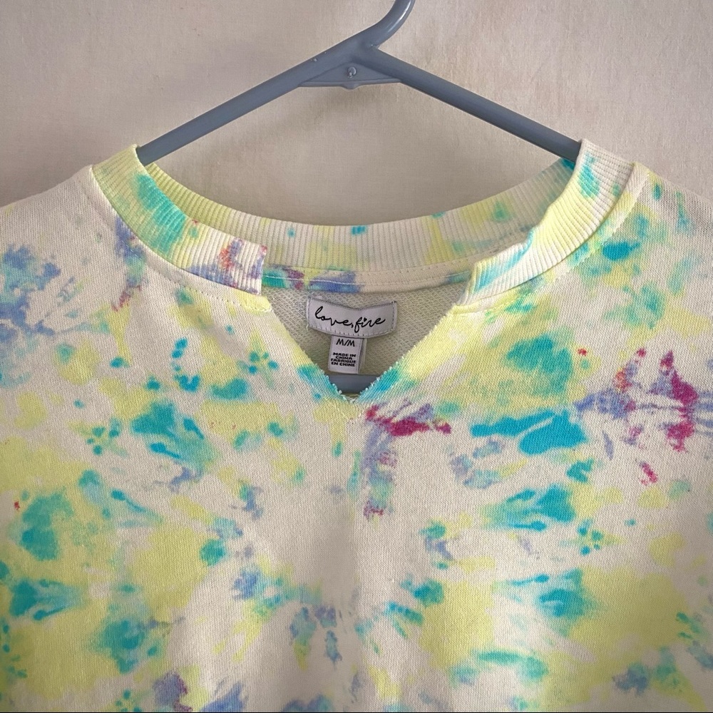 Tie Dye Crop Sweater - Picture 5 of 5